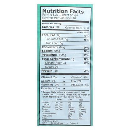 Emerald Cove Untoasted Hoshi Pacific Silver Grade Nori, 0.9 Oz (Pack of 6)