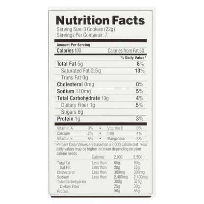 Simple Mills Double Chocolate Crunchy Cookies, 5.5 Oz. (Pack of 6)