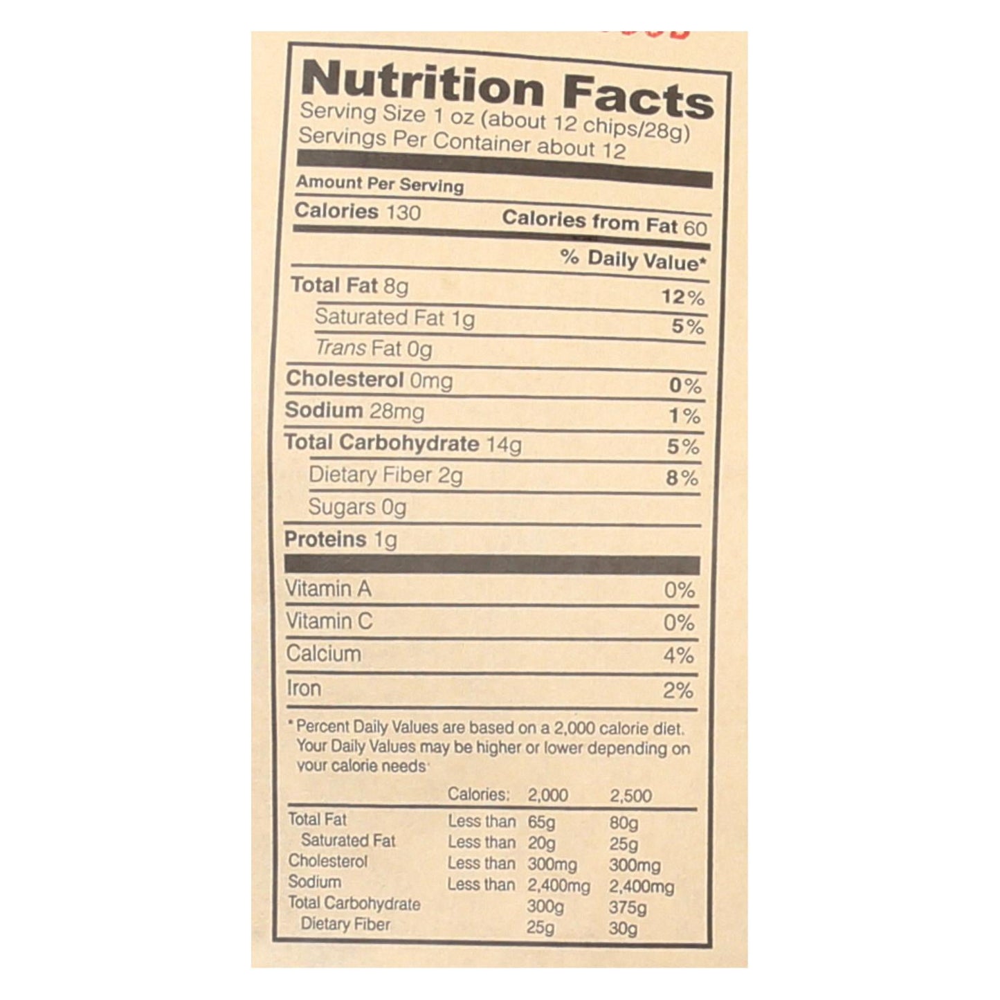 Mi Nina's Crisp Sea Salt White Corn Tortilla Chips (Pack of 9 - 12 Oz.)