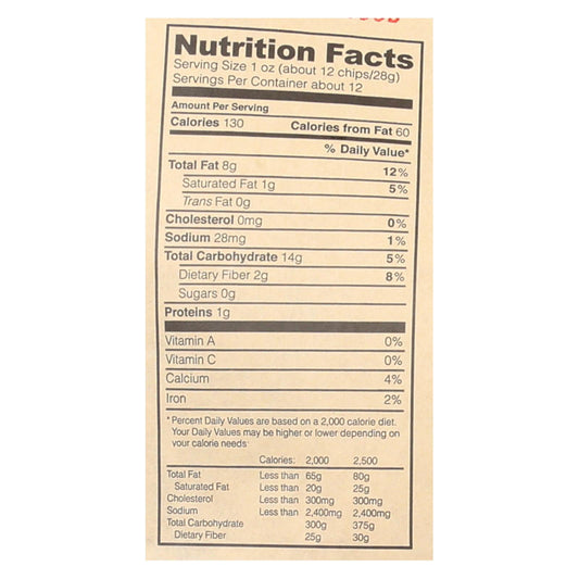 Mi Nina's Crisp Sea Salt White Corn Tortilla Chips (Pack of 9 - 12 Oz.)