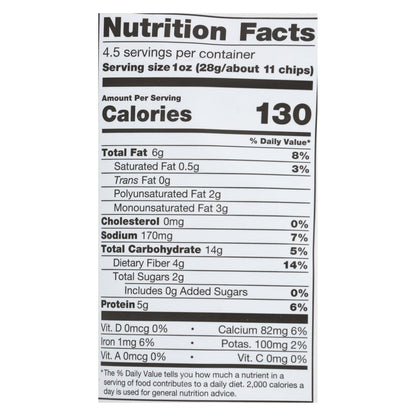 Beanitos White Bean Chips Nacho Nation, 4.5 Oz. Pack of 6