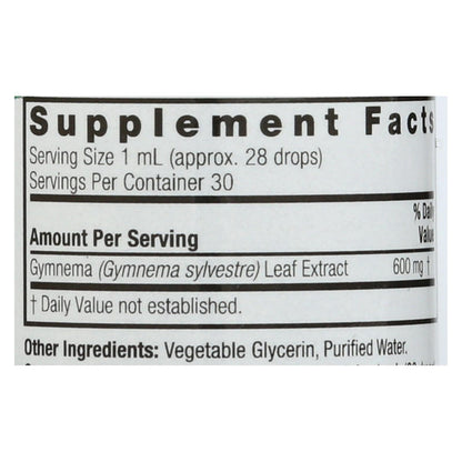 Nature's Answer Gymnema Leaf Extract, Alcohol-Free, 1 Fl Oz