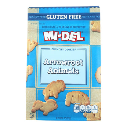 Midel Cookies: Arrowroot Animals, Deliciously Crunchy and Bite-Sized, 8 Oz. (Pack of 8)