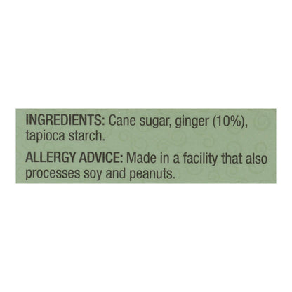 Ginger People Gin-Gins Chewy Ginger Candy, 4.5 oz, Pack of 12