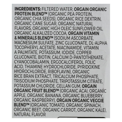 Orgain Vegan Protein Shake Pack of 3 - 4.11 Fl Oz