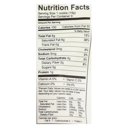 Emmy's Organics Vanilla Organic Coconut Cookies (Pack of 8 - 6 Ounces)
