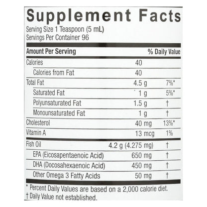 Nature's Answer - Omega-3 Fish Oil, 16 Fl Oz.