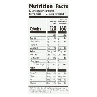 Nature's Path Organic Sunrise Cereal: Crunchy Cinnamon Delight (Pack of 12)