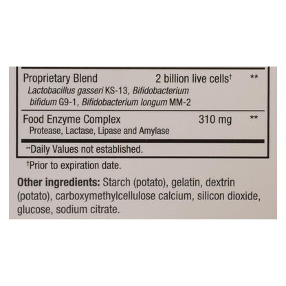 Kyolic Kyo-dophilus with Enzymes for Improved Digestion (60 Capsules)