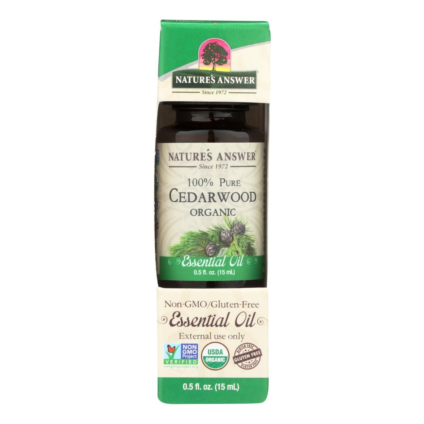 Nature's Answer -  Organic Bergamot Essential Oil (0.5 Oz.)