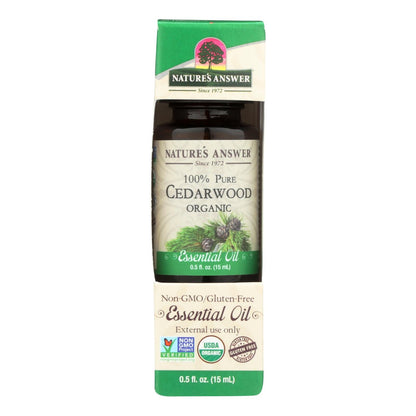Nature's Answer -  Organic Bergamot Essential Oil (0.5 Oz.)