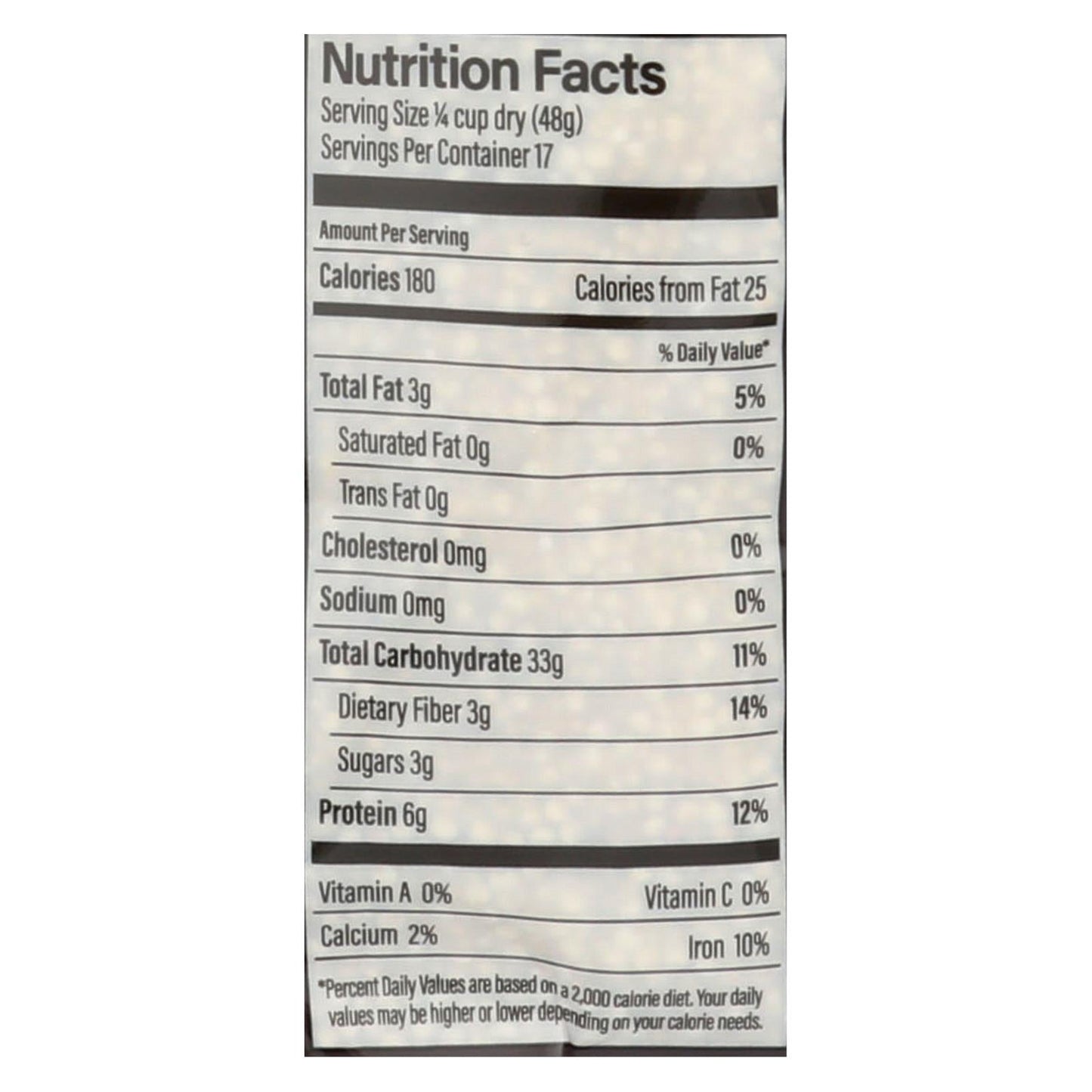 Ancient Harvest Organic Traditional White Quinoa Pack of Six 27oz Bags