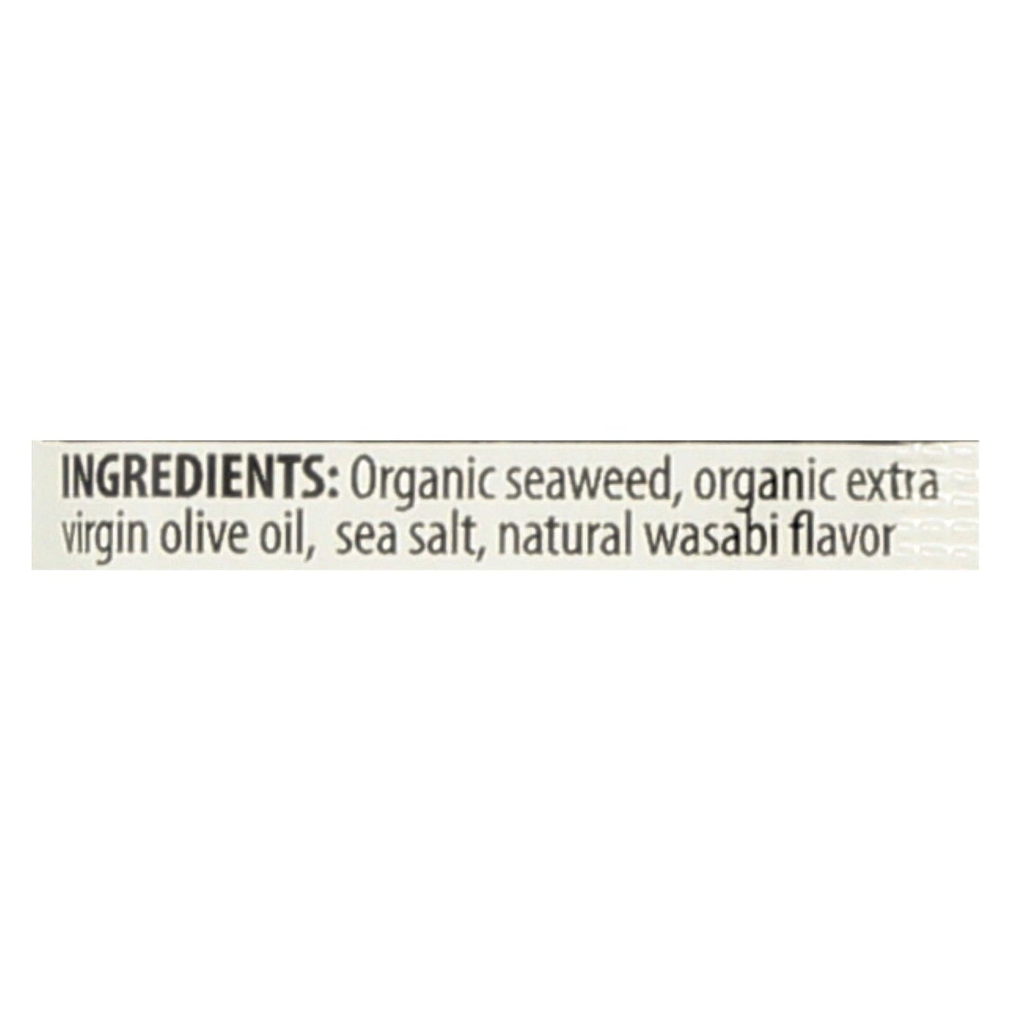 Seasnax Wasabi Premium Roasted Seaweed Snacks (Pack of 24) - 0.18 Oz. Per Pack