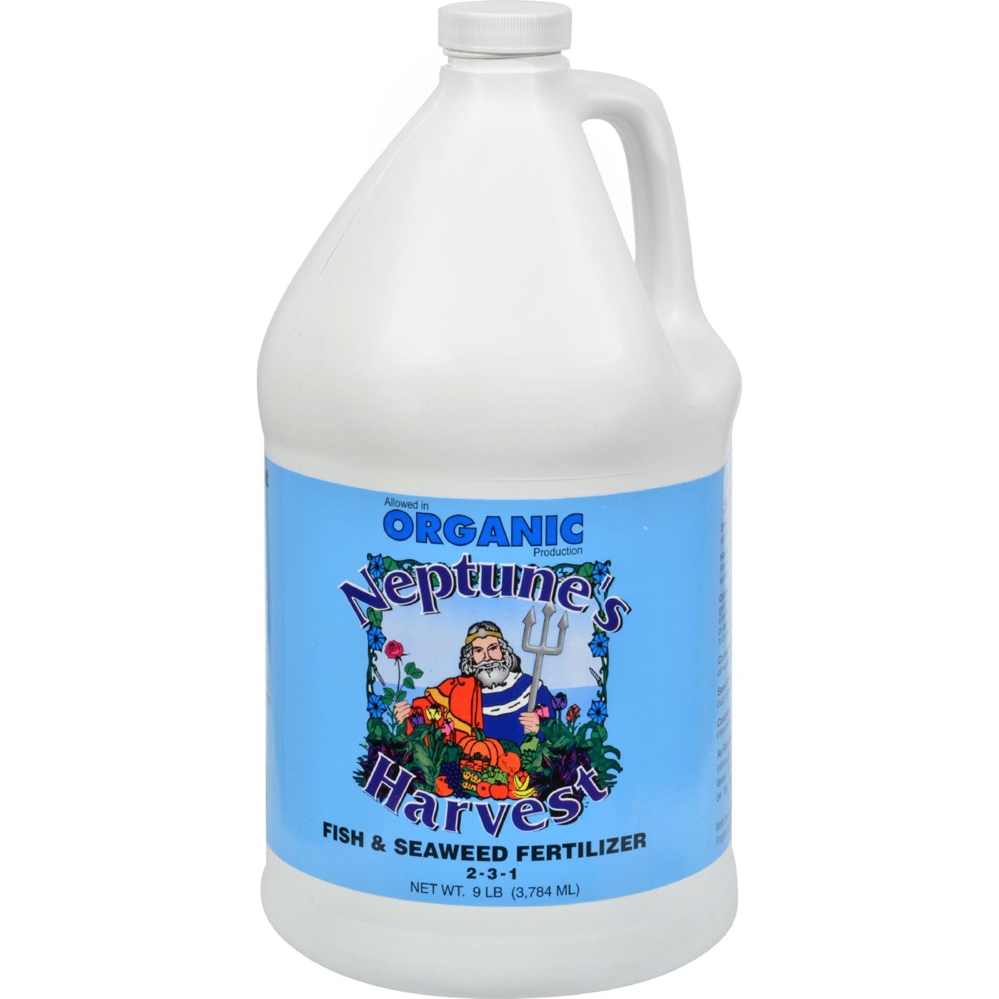 Neptune's Harvest Fish and Seaweed Fertilizer Blend: 9 lbs. NPK 2-4-1