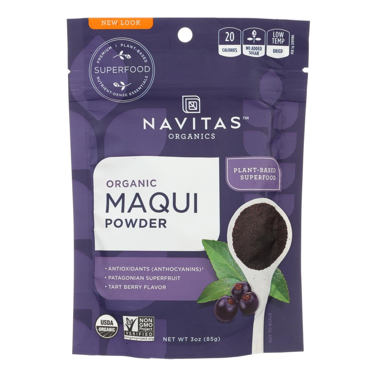 Navitas Naturals Maqui Powder: Organic, Freeze-Dried, 3 Oz. (Pack of 6)