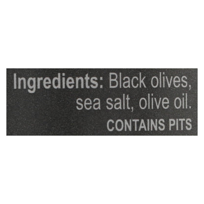 Mina Black Dry-Cured Olives, 7 oz (Case of 6)