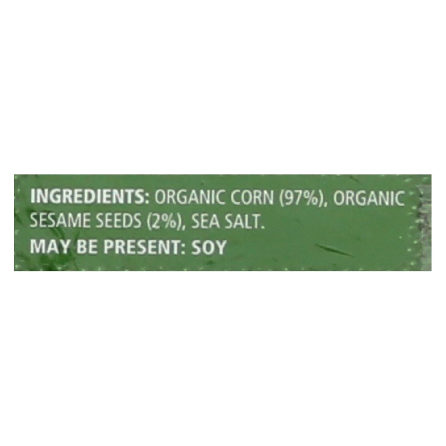 Real Foods Organic Corn Thins Sesame Flavor Crackers, 5.3 Oz, Pack of 6