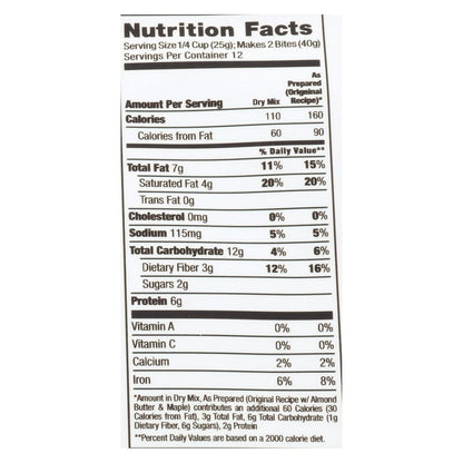 Creation Nation Oaty-es! Chocolate Chip Vegan Energy Bite Mix for Quick Snacks (Pack of 6 - 10.4 Oz.)