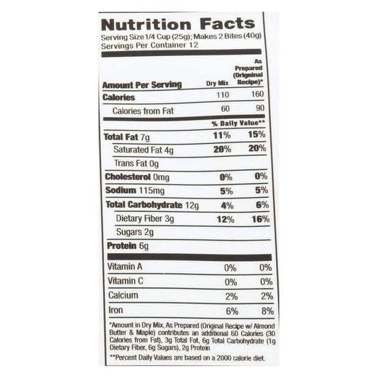 Creation Nation Oaty-es! Chocolate Chip Vegan Energy Bite Mix for Quick Snacks (Pack of 6 - 10.4 Oz.)