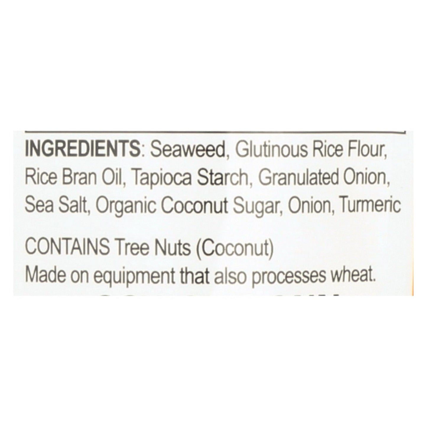 Seasnax Chomperz: Savory Onion Crunchy Seaweed Chips (Pack of 8)