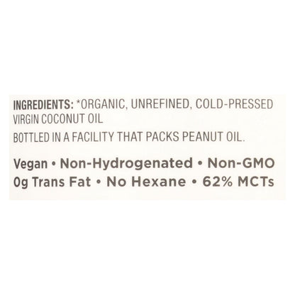 Nutiva Organic Superfood Virgin Unrefined Coconut Oil, 14 Oz (Pack of 6)