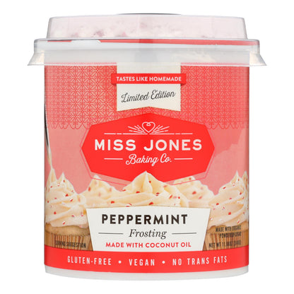 Miss Jones Baking Co Peppermint Frosting (Pack of 6 - 11.98 oz.)