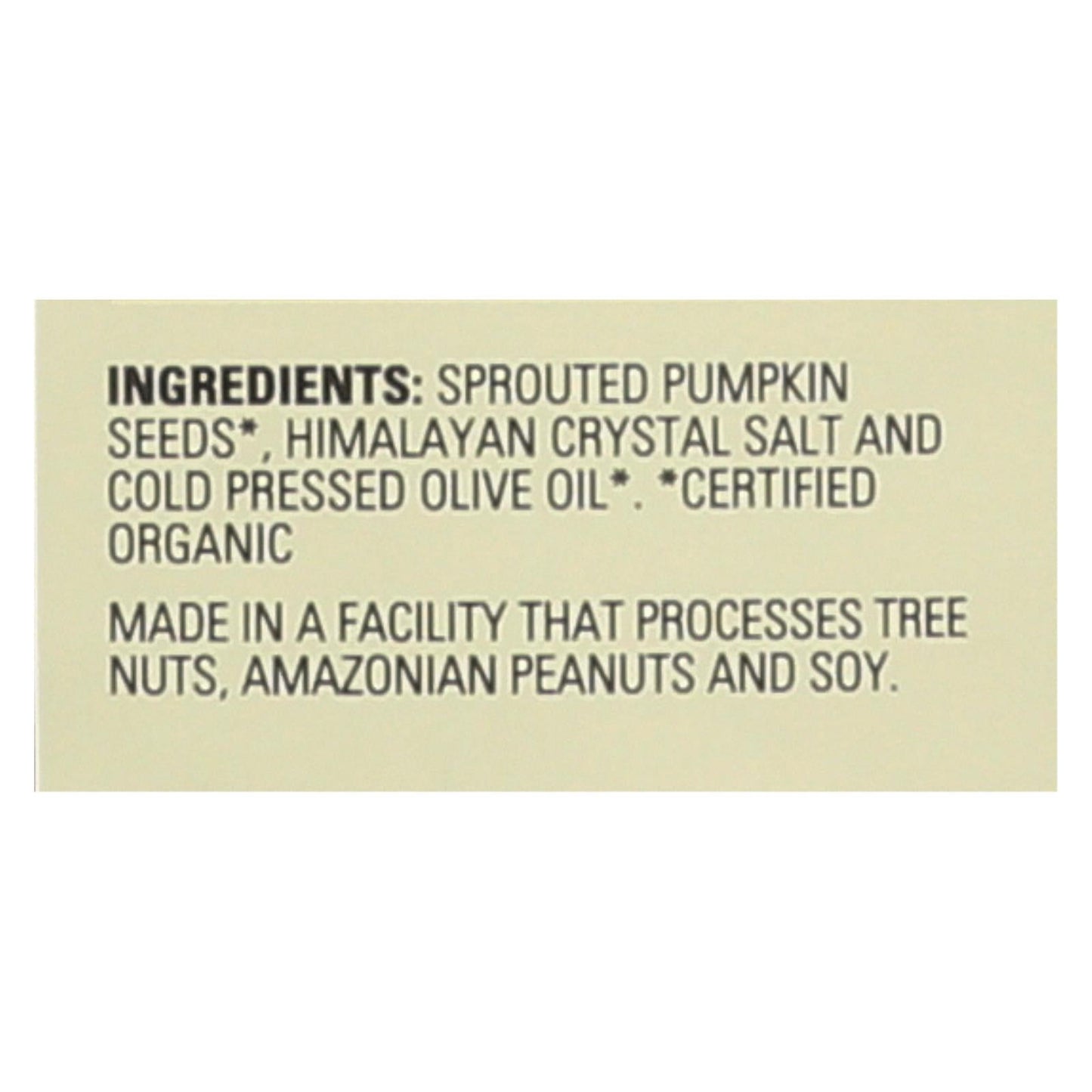Organic Sprouted Pumpkin & Sunflower Seed Duo (Pack of 6 - 8 Oz.) by Living Intentions