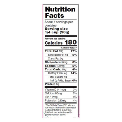 Woodstock Wholesome Roasted & Salted Non-GMO Almonds (8 Pack, 7.5 Oz./Pack)