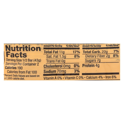 Bobo's Almond Oat Bars (Pack of 12), Wholesome and Delicious Plant-Based Snack
