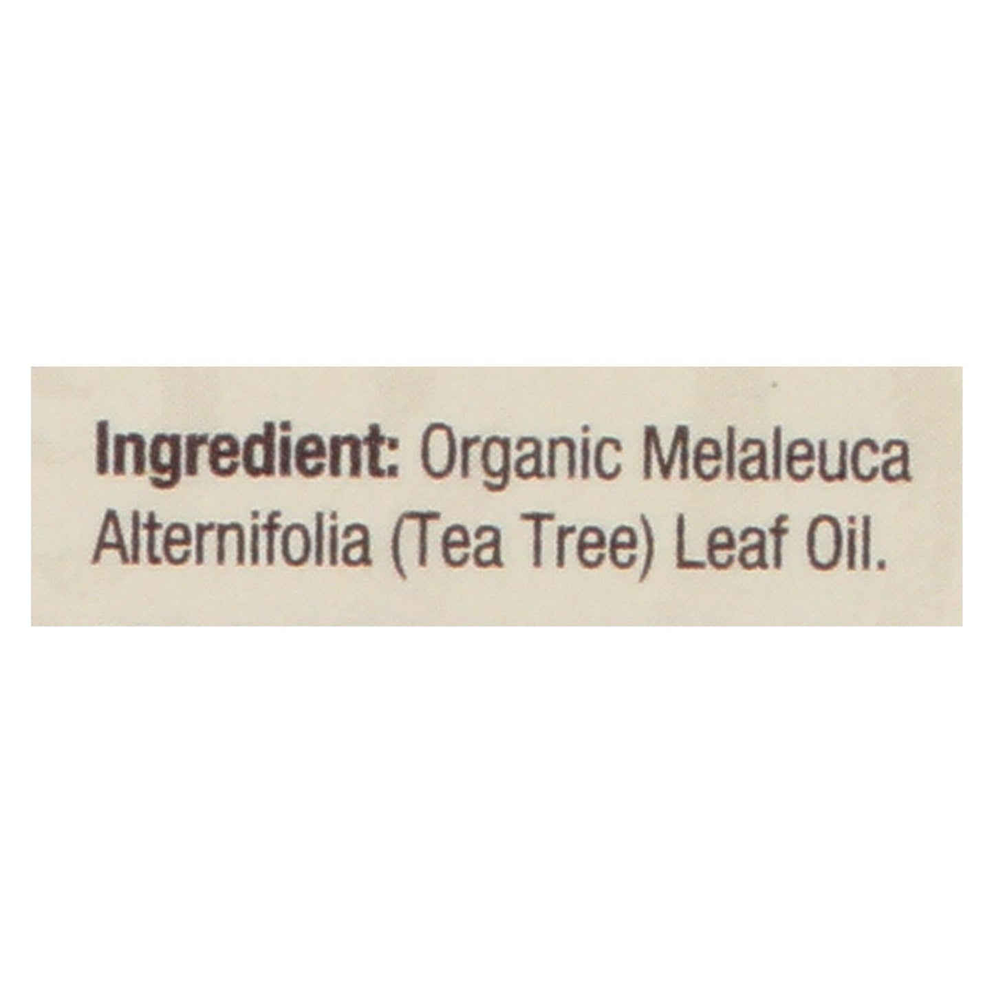 Nature's Answer Organic Tea Tree Essential Oil, 0.5 Oz.