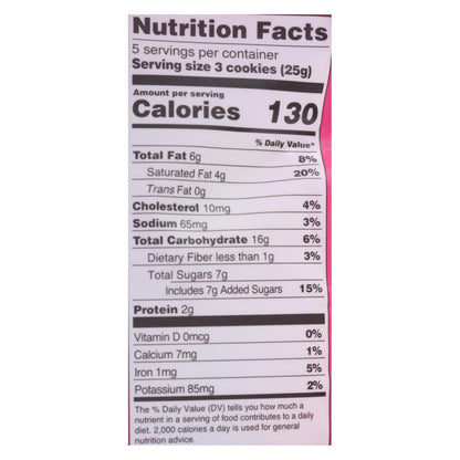 Michel Et Augustin Dark Chocolate Shortbread Cookies | Pack of 6 | 4.4 oz each
