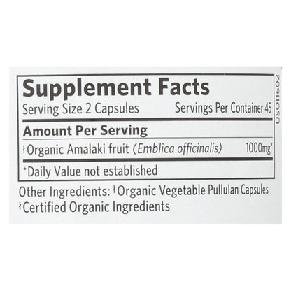 Organic India Amla - 90 Vegetarian Capsules