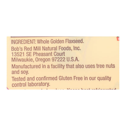 Bob's Red Mill Golden Flaxseeds, Gluten Free, Case of 4, 13 oz Each