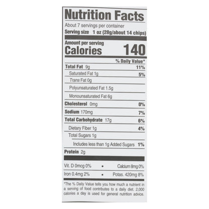 Boulder Canyon Kettle Cooked Potato Chips, Sour Cream & Chives, 6.5 oz, Case of 12