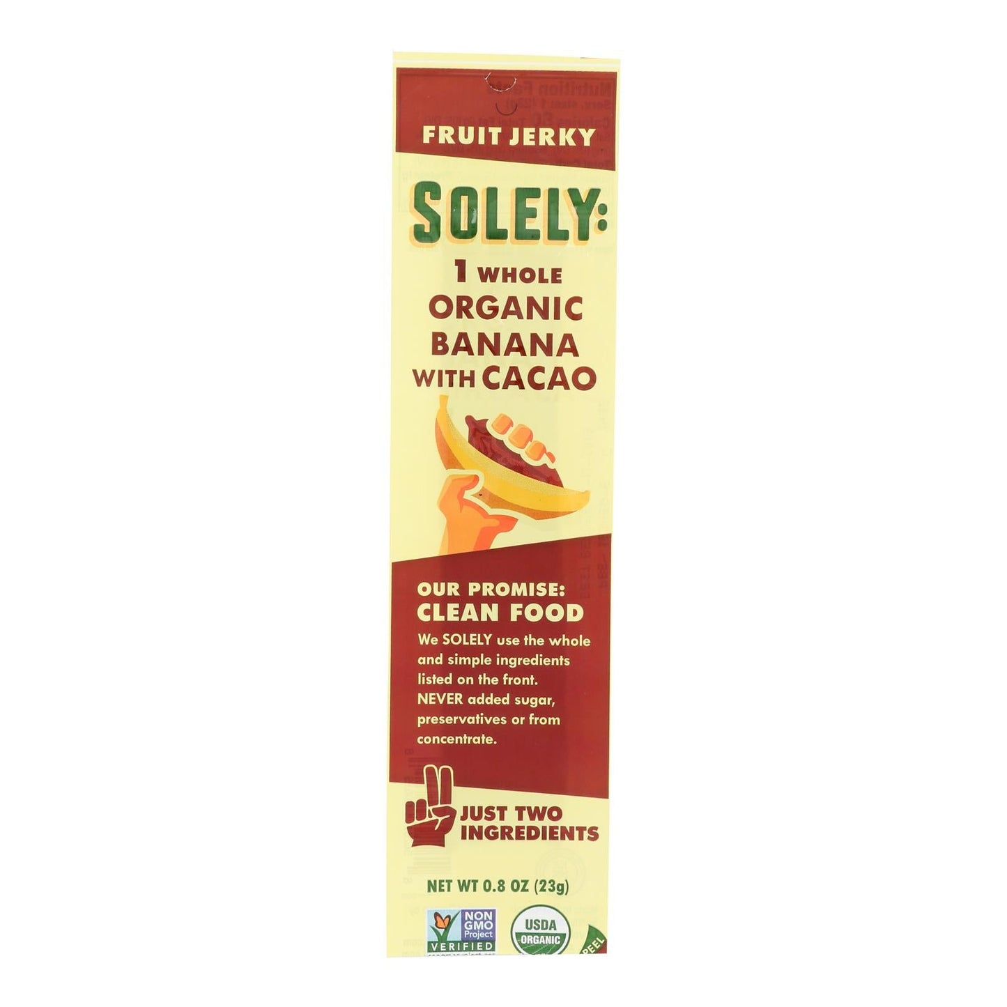 Banana Coco Fruit Jerky (Pack of 12 - .8oz Per Jerky)