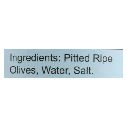 Santa Barbara Black Pitted Olives, 12 x 5.75 Oz.