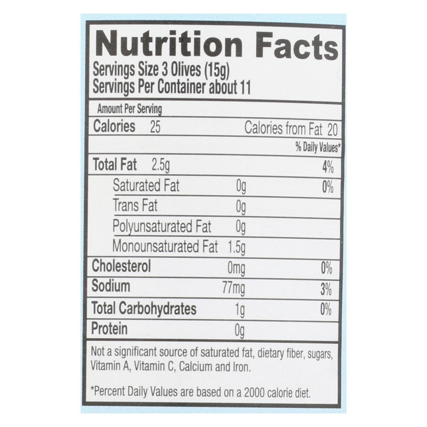 Santa Barbara Black Pitted Olives, 12 x 5.75 Oz.