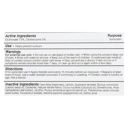 Mountain Ocean SPF15 Lip Trip Lip Balm, 0.165 Oz. (Pack of 12)