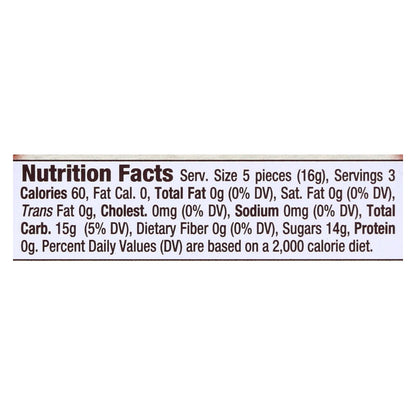 Torie and Howard Organic Hard Candy - Pomegranate & Nectarine, (2 Oz, Pack of 8)