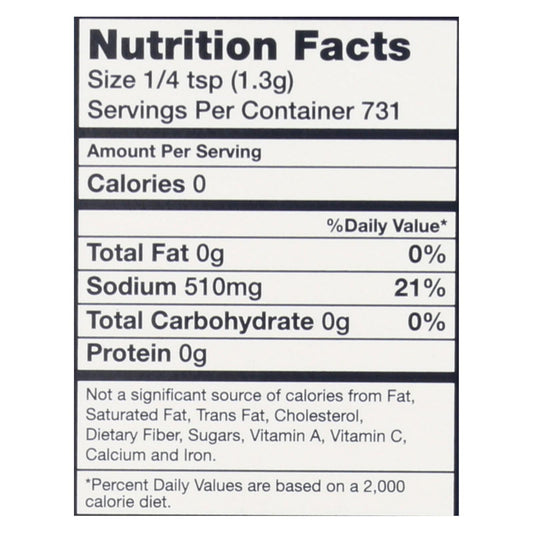 La Baleine Kosher Sea Salt (Pack of 9 - 33.5 Oz.)