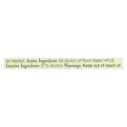 Bach Flower Remedies Rock Water Floral Essence - 0.7 Fl Oz