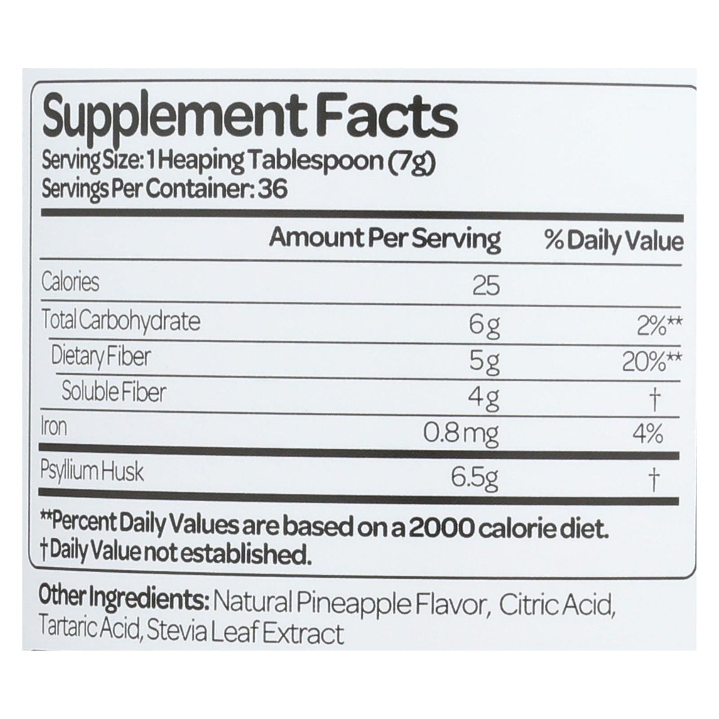 Health Plus Colon Cleanse Pineapple Stevia (9 Ounce)