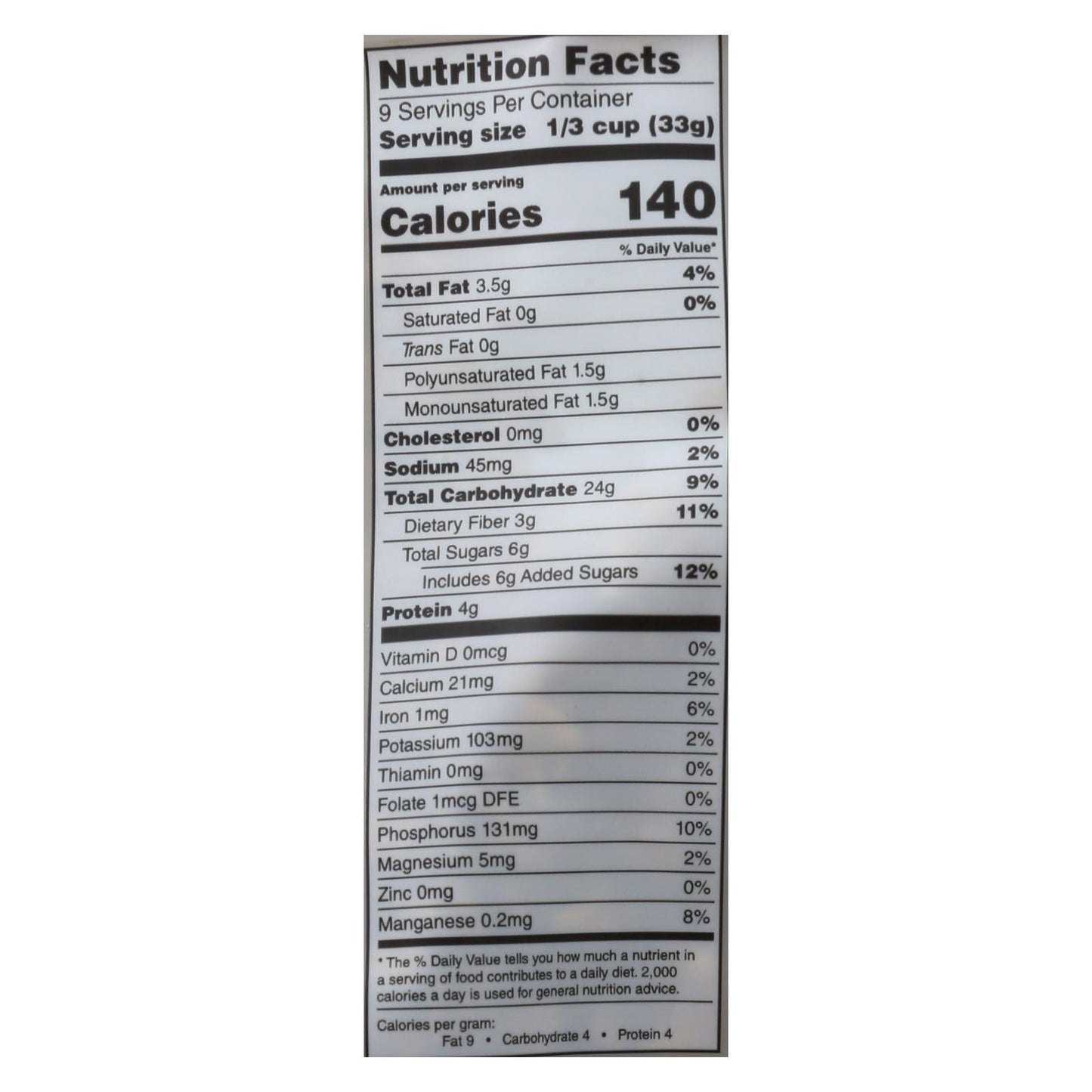 One Degree Organic Foods Cinnamon Flax Granola - Sprouted Oats - 11 Oz. (Pack of 6)