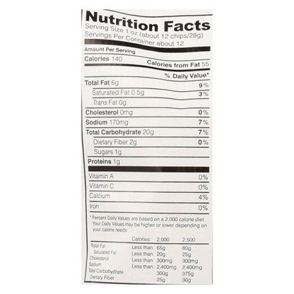 Mi Nina's Jalapeño Agave White Corn Tortilla Chips (Pack of 9 - 12 Oz.)