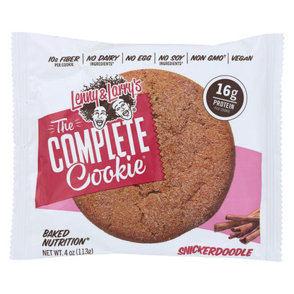 Lenny & Larry's Snickerdoodle Cookie - Cinnamon Indulgence (Pack of 12, 4 Oz.)
