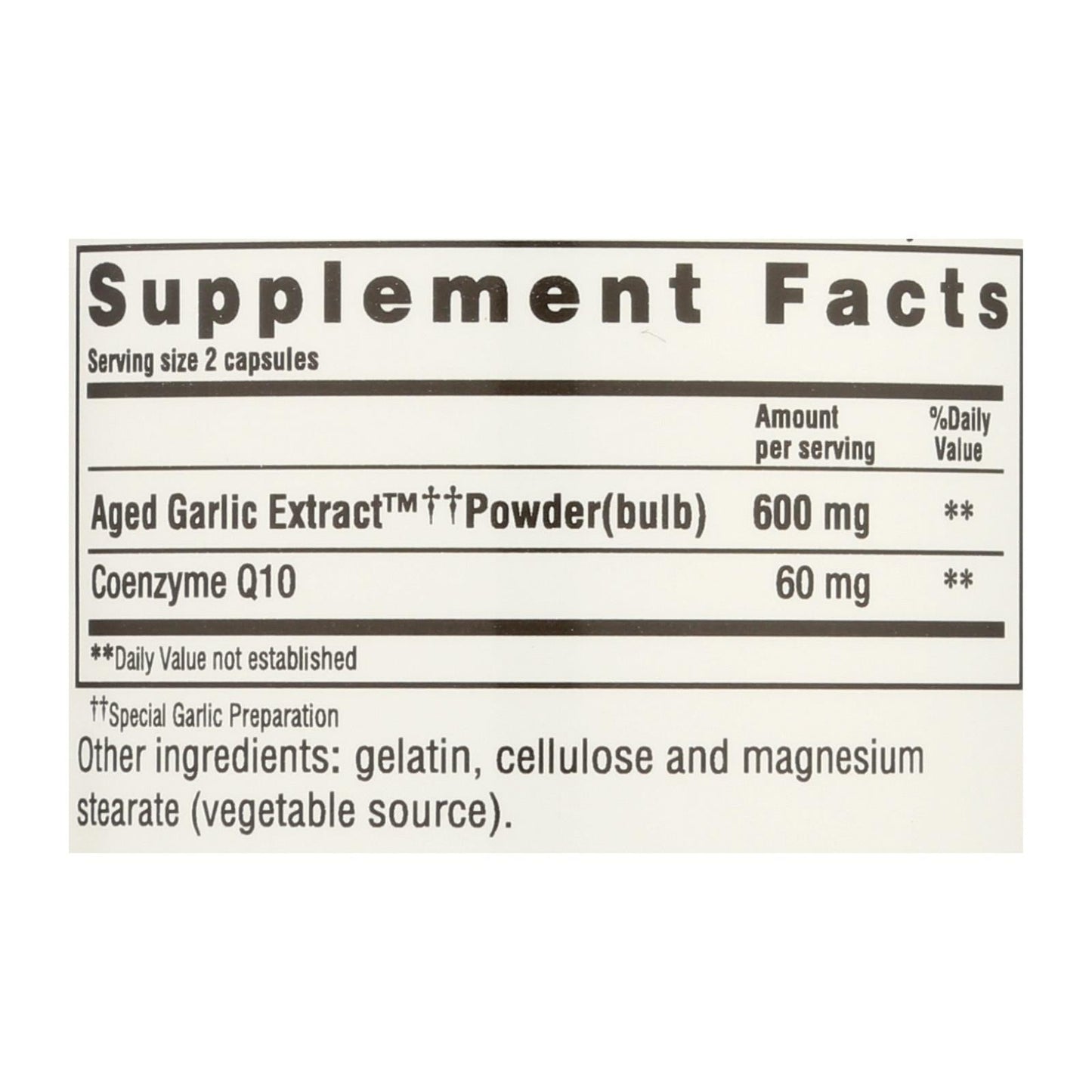 Kyolic Aged Garlic Extract CoQ10 Formula 110: Supports Heart and Immune Health (100 Capsules)