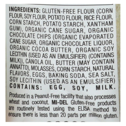 Gluten-Free Chocolate Chip Cookies by Mi-Del (Pack of 8)