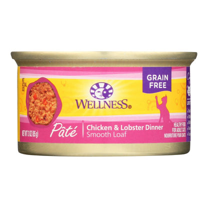 Wellness Pet Products Cat Food - Chicken and Lobster (Pack of 24) - 3 Oz.