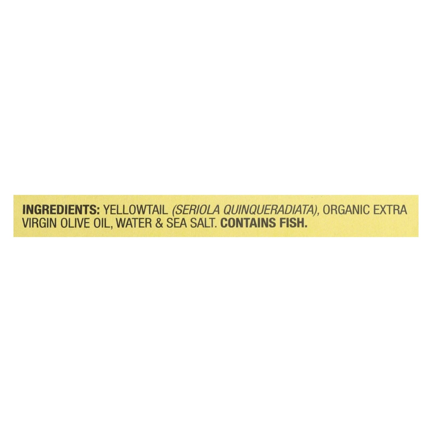Wild Planet Wild Yellowtail Fillets in Extra Virgin Olive Oil, 4.375 Oz Pack of 12