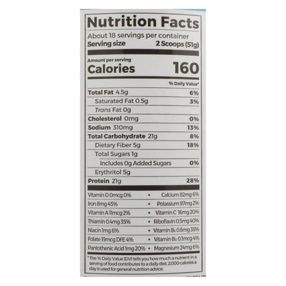 Orgain Organic Plant-Based Vanilla Protein Powder - 2.02 lb